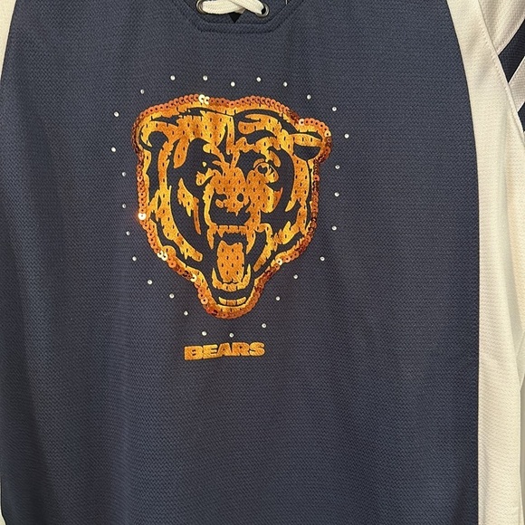 Women’s Majestic Chicago Bears NFL Short Sleeve Jersey Shirt Size Large - Picture 4 of 9